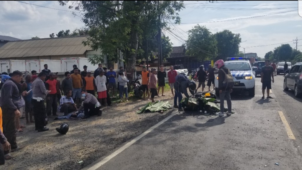 Bus Sumber Selamat Tabrak Pemotor di Ngawi, 2 Pemudik&nbsp;Tewas
