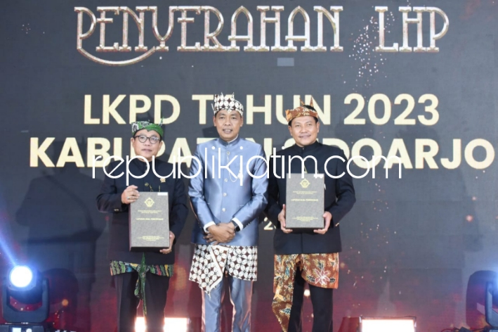 Sebelas Kali Berturut-turut LKPD Pemkab Sidoarjo Raih Opini WTP dari BPK Provinsi Jatim