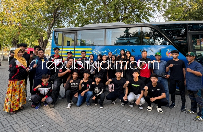 Targetkan Juara Umum, Forki Sidoarjo Berangkatkan 108 Atlet Karateka ke Malang di Kejurprov&nbsp;Jatim