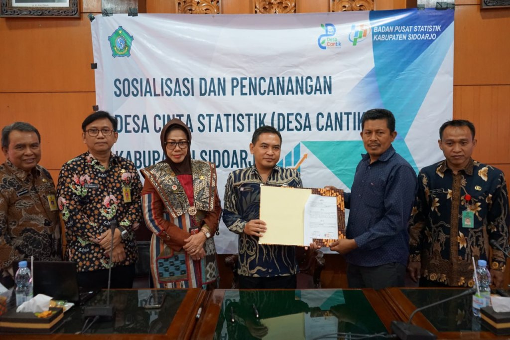 Pemkab dan BPS Sidoarjo Sukseskan Pencanangan Tiga Desa Cantik di Wonoayu dan&nbsp;Tulangan