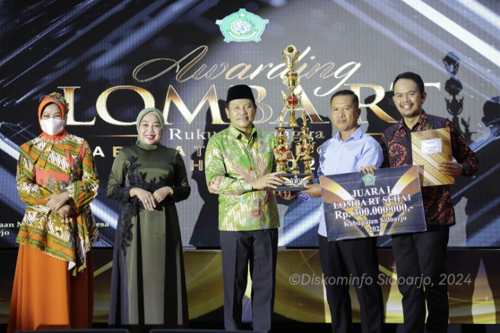 Juara Lomba RT Hebat se Sidoarjo, Lima RT Boyong Hadiah Rp 300 Juta Per Pemenang Antar&nbsp;Kategori