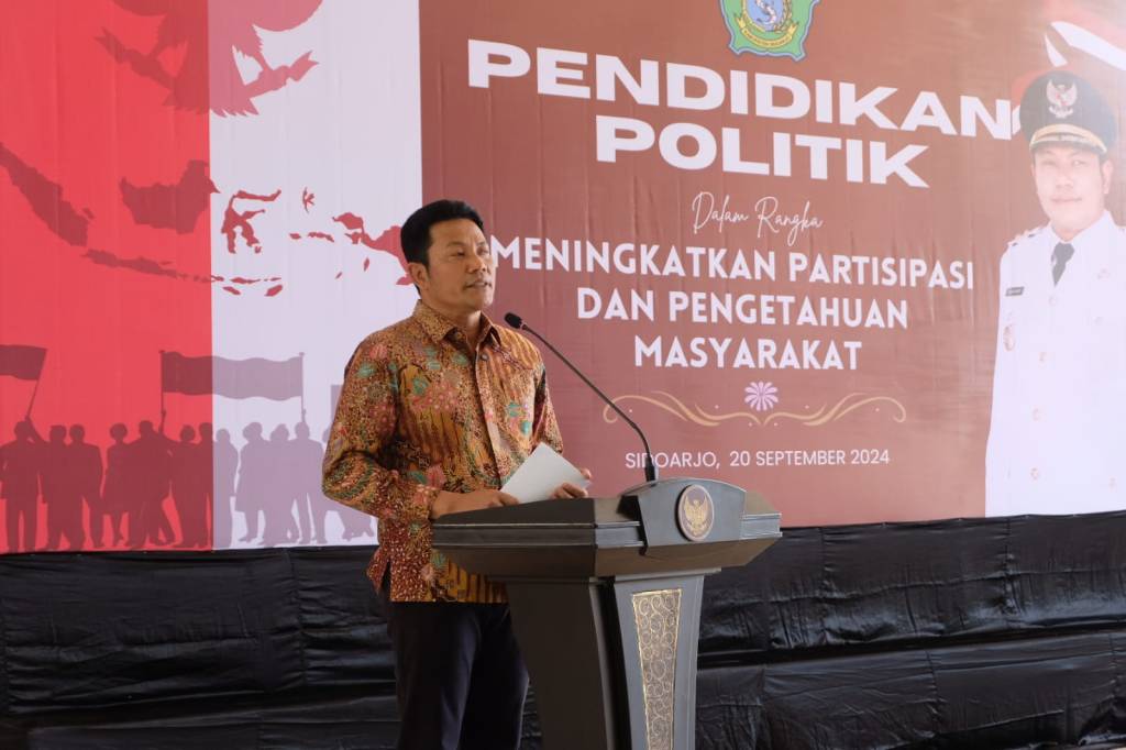 Plt Bupati Sidoarjo : Pendidikan Politik Wujudkan Pilkada Serentak 2024 yang Aman dan&nbsp;Kondusif